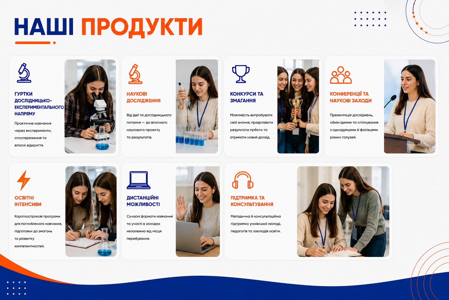 НАШІ ПРОДУКТИ